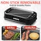 Cusimax Electric Portable Indoor Smokeless Grill-Red Double Plates CMRG-200R-SHUANGPAN - alternate 3